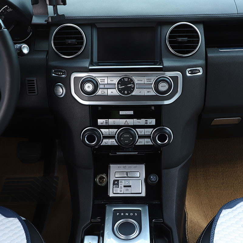 Land Rover Discovery 4 LR4 RangeRover Sport Freelander 2 autóhoz hangerő- és légkondicionáló gombok Kímélő matricák Autótartozékok