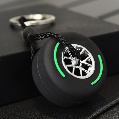 Hot Car Wheel Turbó Kulcstartó Kulcstartó kerékagyval Autógumi Kerékkulcstartó Autó Autó llaveros Divatékszerek Autó F1 rajongóknak