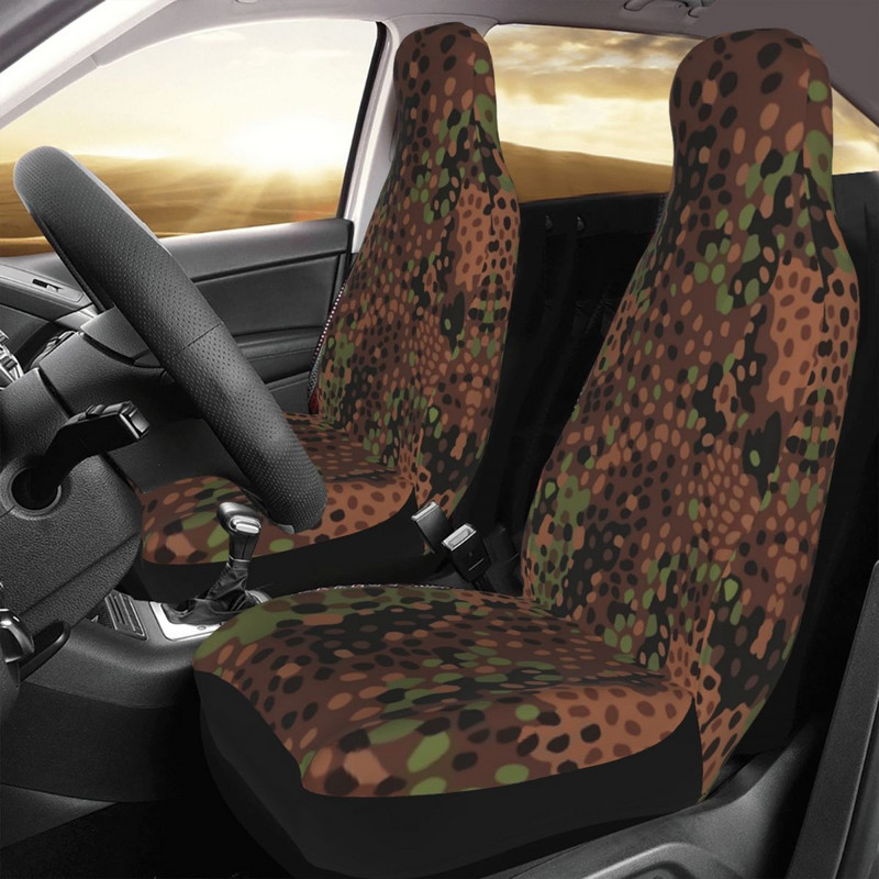 Német Camo univerzális autósüléshuzat vízálló, minden fajtához alkalmas Leopard autósülés védőhuzatok szövetvadászathoz
