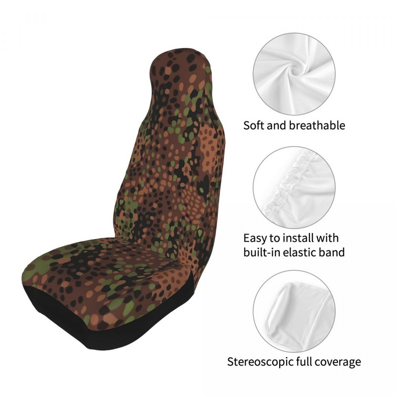 Német Camo univerzális autósüléshuzat vízálló, minden fajtához alkalmas Leopard autósülés védőhuzatok szövetvadászathoz