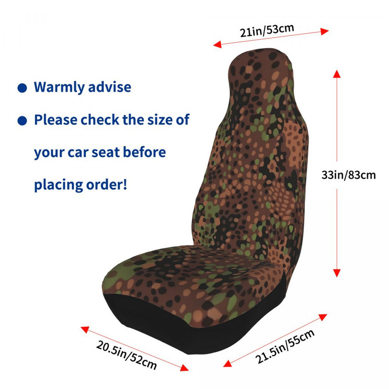 Német Camo univerzális autósüléshuzat vízálló, minden fajtához alkalmas Leopard autósülés védőhuzatok szövetvadászathoz
