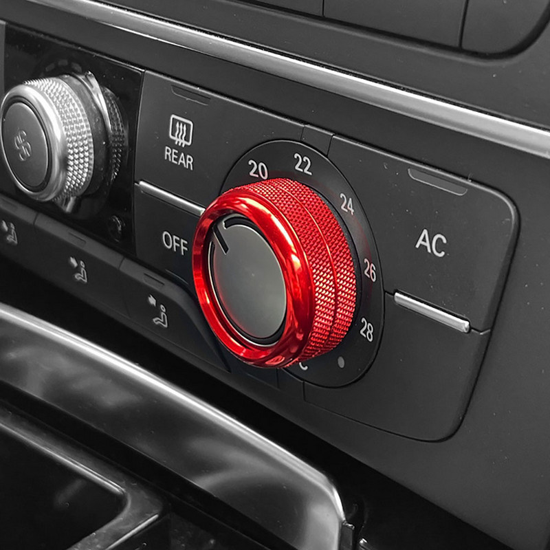 Audi A6 C7 A7 4G8 autós középkonzolhoz klíma vezérlőgomb kapcsoló körök díszítő burkolat belső kiegészítők