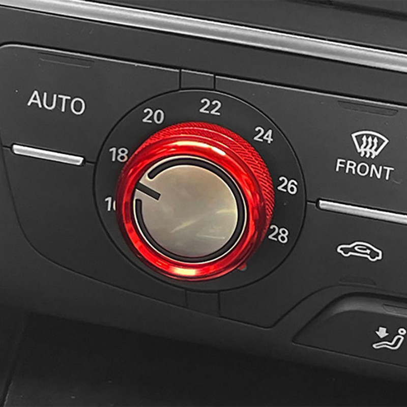 Audi A6 C7 A7 4G8 autós középkonzolhoz klíma vezérlőgomb kapcsoló körök díszítő burkolat belső kiegészítők