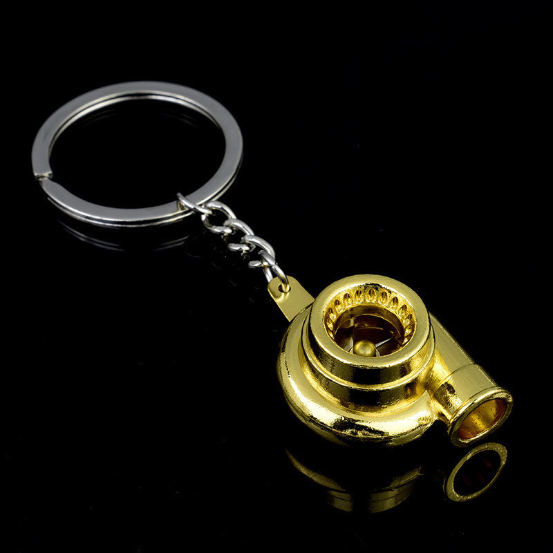 Mini turboülelaaduriga võtmehoidja pöörlev turbiin võtmehoidja rõngas võtmehoidja Võtmehoidja Auto võtmehoidja Auto sisustustarvikud S139