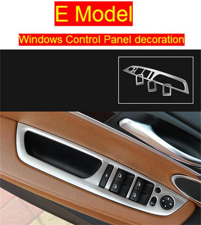 Autó Styling belső Gombok panel keret Dekorációs Borítók Kárpitos Matricák BMW x5 x6 e70 e71 rozsdamentes acél Autó tartozékok