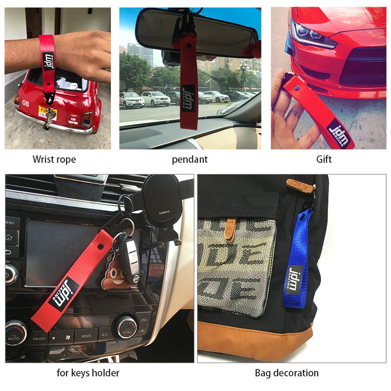 Vruće privjesci za ključeve automobila Remen za ključeve Emblem Najlonska traka Plavi remen Privjesak za ključeve Privjesak za ključeve s čeličnom oprugom Stezaljka Dodaci za uže