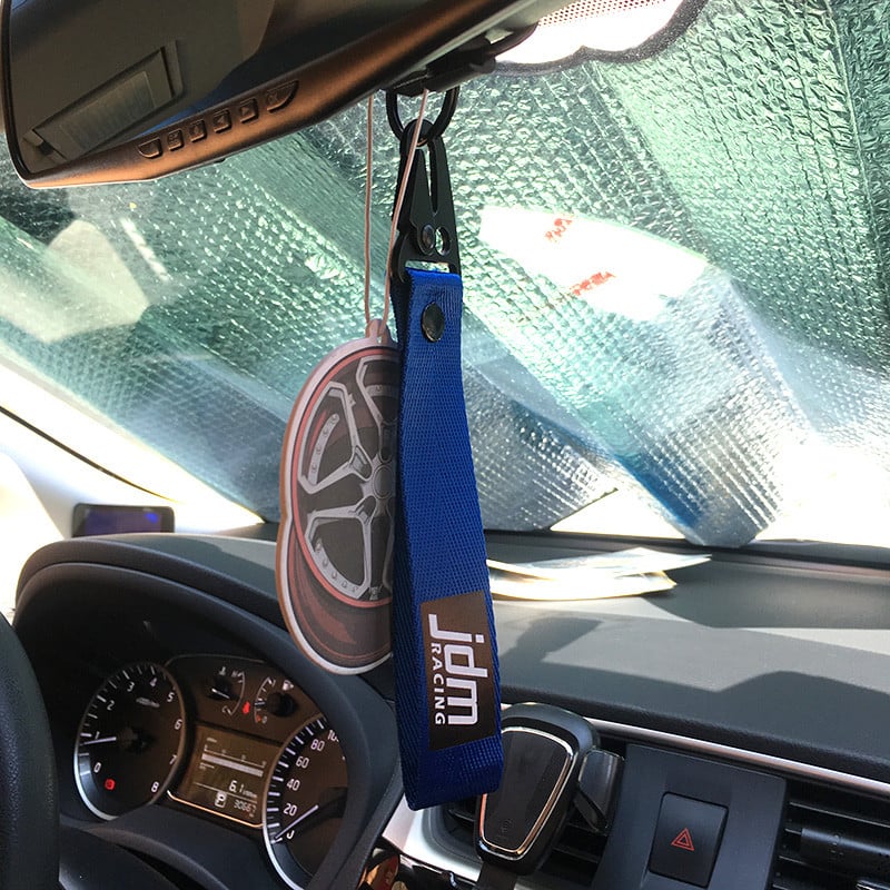 Vruće privjesci za ključeve automobila Remen za ključeve Emblem Najlonska traka Plavi remen Privjesak za ključeve Privjesak za ključeve s čeličnom oprugom Stezaljka Dodaci za uže