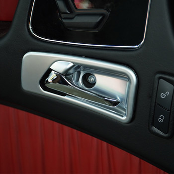 Για MercedesBenz G Class W463 07-18 ABS Ασημί/ανθρακόνημα διακοσμητικό κάλυμμα μπολ εσωτερικής λαβής πόρτας αυτοκινήτου Αυτοκόλλητα Αξεσουάρ αυτοκινήτου