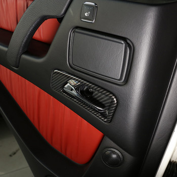 За MercedesBenz G Class W463 07-18 ABS Silver/Carbon Fiber Car вътрешна дръжка на вратата купа декорация капак Стикери Автомобилни аксесоари