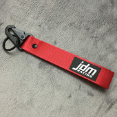 Breloc roșu JDM Racing Etichete JDM keytag-uri breloc auto Breloc mașină drift auto Suport cheie telefon cu eliberare rapidă Drift pasionat de mașini