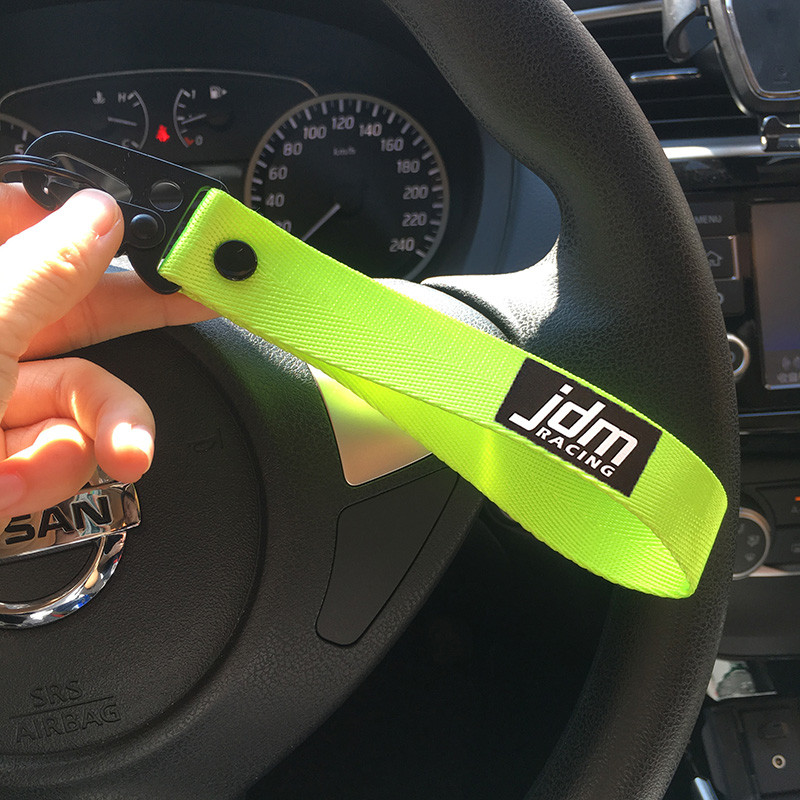 Breloc roșu JDM Racing Etichete JDM keytag-uri breloc auto Breloc mașină drift auto Suport cheie telefon cu eliberare rapidă Drift pasionat de mașini