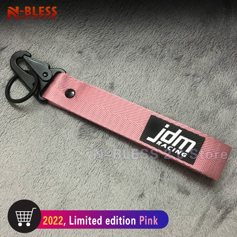 Breloc roșu JDM Racing Etichete JDM keytag-uri breloc auto Breloc mașină drift auto Suport cheie telefon cu eliberare rapidă Drift pasionat de mașini