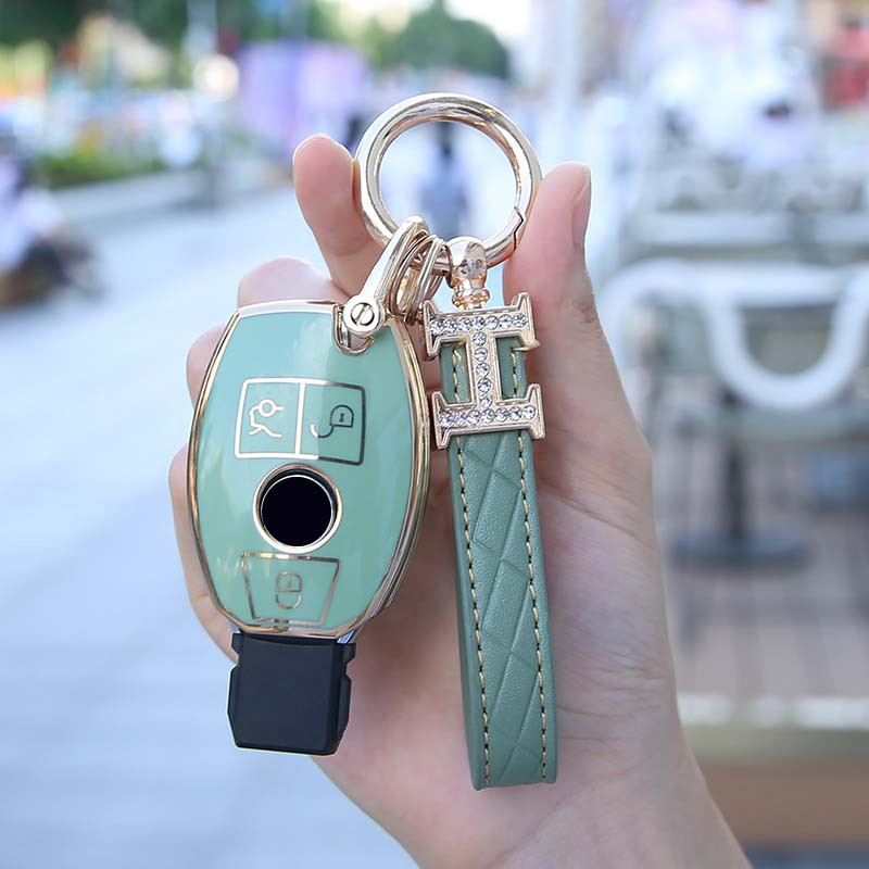 Uue stiili auto võtmeümbrise kate Mercedes Benz w211 w204 ABRG klassi GLK GLA GLC GLR W210 W176 W202 W463 korpuse tarvikutele