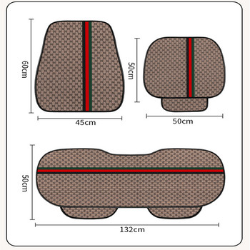 2022 Комплект калъфи за автомобилни седалки Луксозен автомобил Калъф за предпазен колан Комплект възглавници за кола Ленена възглавница за седалка Универсални калъфи за седалки за автомобили Пълен комплект