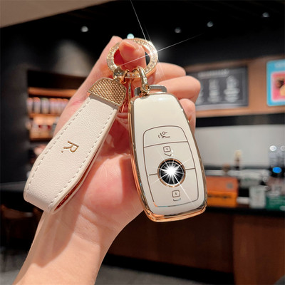 TPU autós távirányítós kulcstartó burkolat Mercedes Benz ACESG osztály GLC CLE CLA W177 W205 W176 W213 X167 AMG GLS GLA GLK CLS W204