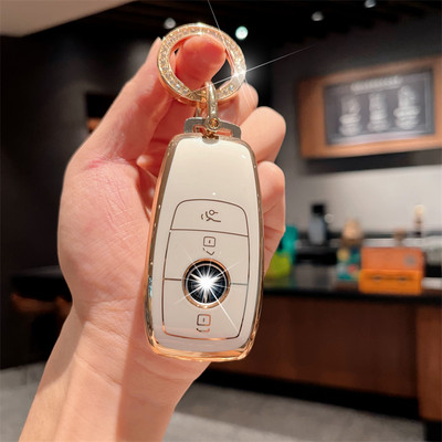 TPU autós távirányítós kulcstartó burkolat Mercedes Benz ACESG osztály GLC CLE CLA W177 W205 W176 W213 X167 AMG GLS GLA GLK CLS W204