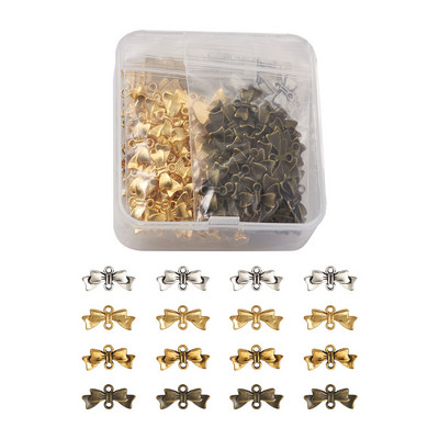 160db Vegyes színű csípős csatlakozó Linkek Charms DIY kézzel készített ékszerek nyaklánc karkötő fülbevaló leletek Kiegészítők 20x10x3mm