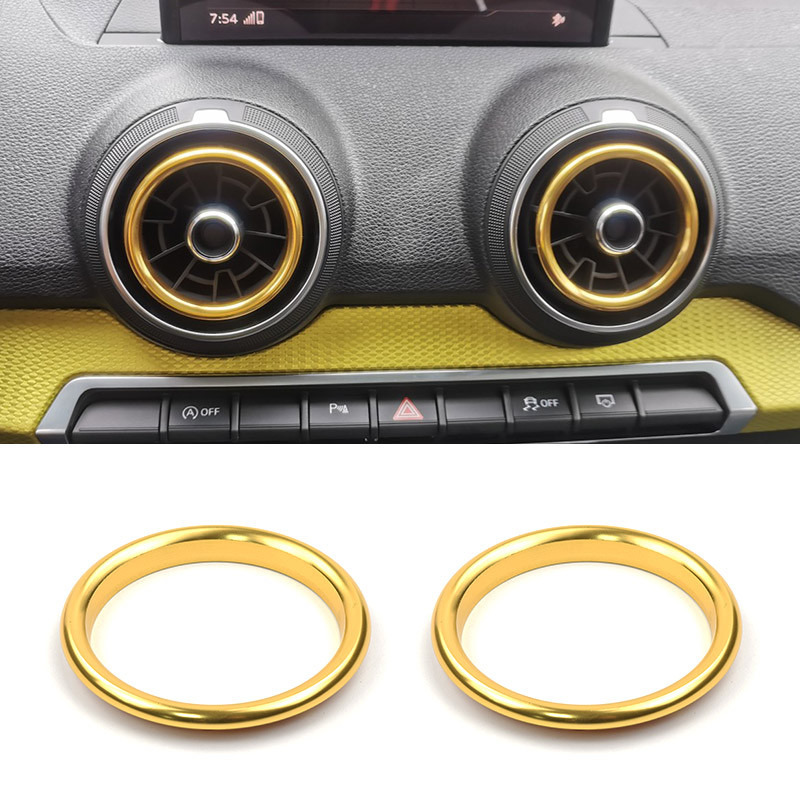 Vtear za Audi A3 8V S3 Q2 poklopac kruga otvora za zrak središnja konzola AC okvir unutarnji dodaci letvice stil automobila 2013