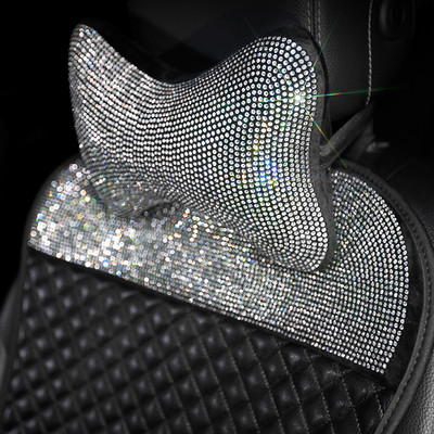 Nyári légáteresztő üléspárna Luxus Crystal Diamond autós üléshuzat Univerzális autó belső kiegészítők Első üléshuzatok