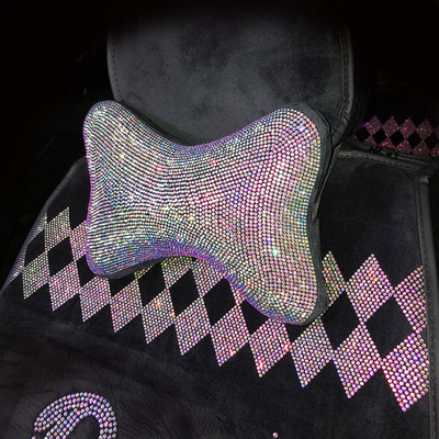 Nyári légáteresztő üléspárna Luxus Crystal Diamond autós üléshuzat Univerzális autó belső kiegészítők Első üléshuzatok