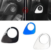 Roostevabast terasest auto süütevõtme rõnga kaunistus kaane kaunistused Peugeot 2008 208 308 408 508 3008 autotarvikud