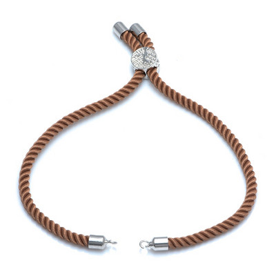 4 Τεμάχια Χονδρική 12 Χρώματα Μαύρο Κόκκινο Σχοινί Ρυθμιζόμενες Αλυσίδες Diy Χειροποίητο Connector Charms Γυναικεία Βραχιόλια Ευρήματα κοσμημάτων