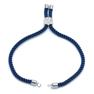 4 Τεμάχια Χονδρική 12 Χρώματα Μαύρο Κόκκινο Σχοινί Ρυθμιζόμενες Αλυσίδες Diy Χειροποίητο Connector Charms Γυναικεία Βραχιόλια Ευρήματα κοσμημάτων