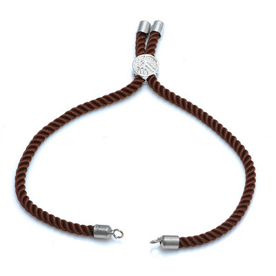 4 Τεμάχια Χονδρική 12 Χρώματα Μαύρο Κόκκινο Σχοινί Ρυθμιζόμενες Αλυσίδες Diy Χειροποίητο Connector Charms Γυναικεία Βραχιόλια Ευρήματα κοσμημάτων