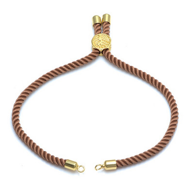 4 Τεμάχια Χονδρική 12 Χρώματα Μαύρο Κόκκινο Σχοινί Ρυθμιζόμενες Αλυσίδες Diy Χειροποίητο Connector Charms Γυναικεία Βραχιόλια Ευρήματα κοσμημάτων