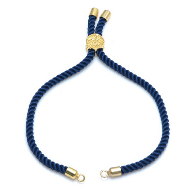 4 Τεμάχια Χονδρική 12 Χρώματα Μαύρο Κόκκινο Σχοινί Ρυθμιζόμενες Αλυσίδες Diy Χειροποίητο Connector Charms Γυναικεία Βραχιόλια Ευρήματα κοσμημάτων