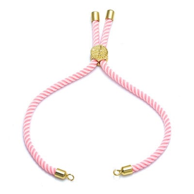 4 Τεμάχια Χονδρική 12 Χρώματα Μαύρο Κόκκινο Σχοινί Ρυθμιζόμενες Αλυσίδες Diy Χειροποίητο Connector Charms Γυναικεία Βραχιόλια Ευρήματα κοσμημάτων