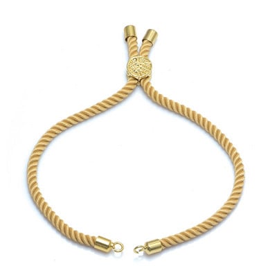 4 Τεμάχια Χονδρική 12 Χρώματα Μαύρο Κόκκινο Σχοινί Ρυθμιζόμενες Αλυσίδες Diy Χειροποίητο Connector Charms Γυναικεία Βραχιόλια Ευρήματα κοσμημάτων