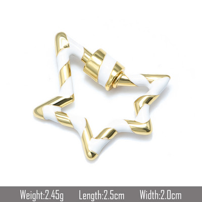 Сърцевидна форма Направи си сам Консумативи за изработка на бижута Цирконови кристали Спирални закопчалки Висулки Аксесоари за изработка на изящни бижута Верижка