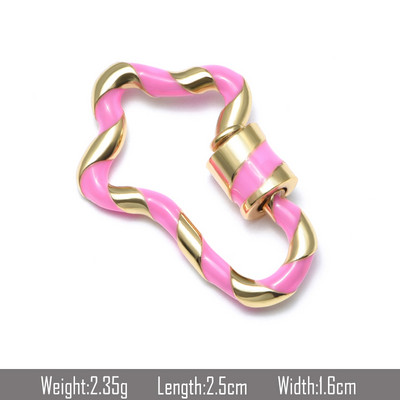 Сърцевидна форма Направи си сам Консумативи за изработка на бижута Цирконови кристали Спирални закопчалки Висулки Аксесоари за изработка на изящни бижута Верижка