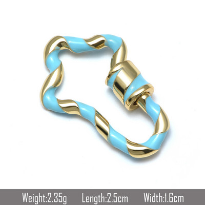 Сърцевидна форма Направи си сам Консумативи за изработка на бижута Цирконови кристали Спирални закопчалки Висулки Аксесоари за изработка на изящни бижута Верижка