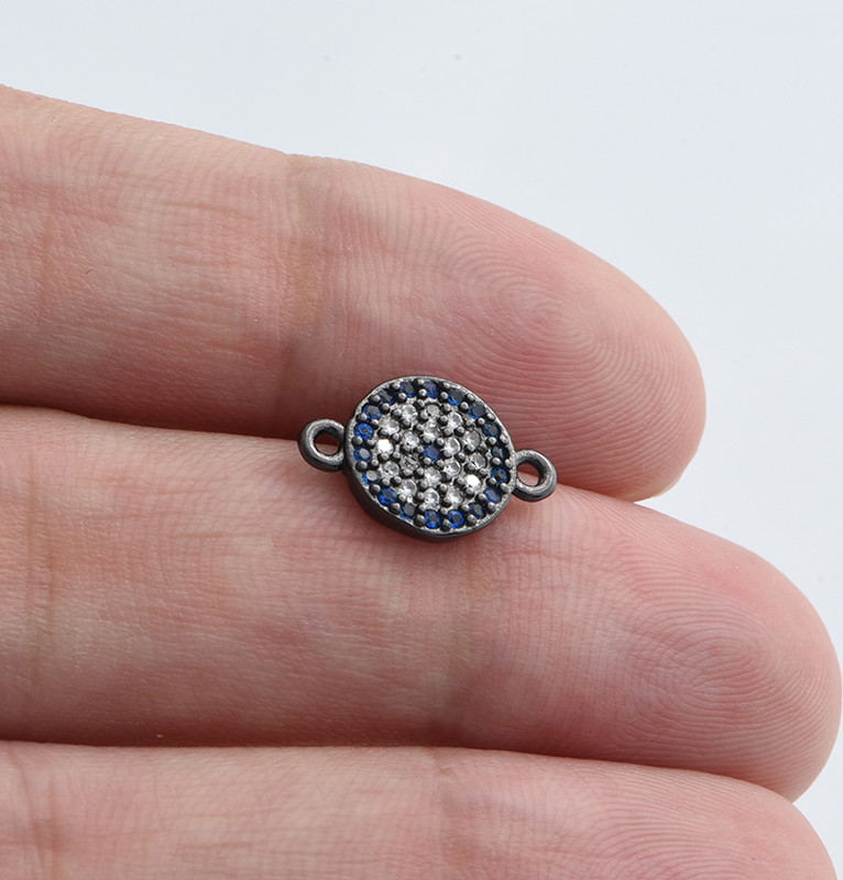 Törökkék Görög Evil Eye Connector Bűbáj Kiegészítők Férfinak Női Karkötők Kézzel készített Fülbevalók Barkácsolás Ékszerek készítése Találatok