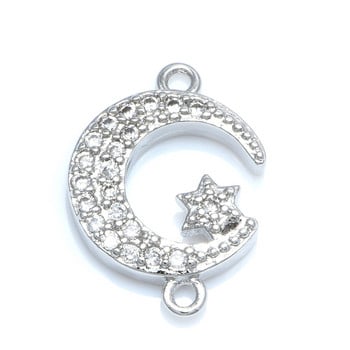 Αξεσουάρ για βραχιόλια Allah Muslim Crescent Moon Charm Connector Αξεσουάρ για Ισλαμικά κοσμήματα DIY Κατασκευή μουσουλμανικών κοσμημάτων