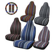 X Autohaux Presvlake za autosjedalice Cijeli set Zaštitna navlaka za automobilska sjedala u etničkom stilu Presvlake za automobilska sjedala Univerzalne u godišnjim dobima