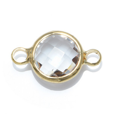 10 bucăți 15 culori Conectori de cristal Charms Accesorii pandantiv pentru realizarea de bijuterii DIY Colier Cercei Constatări