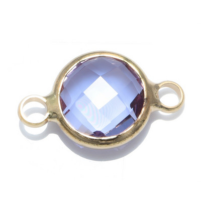 10 bucăți 15 culori Conectori de cristal Charms Accesorii pandantiv pentru realizarea de bijuterii DIY Colier Cercei Constatări