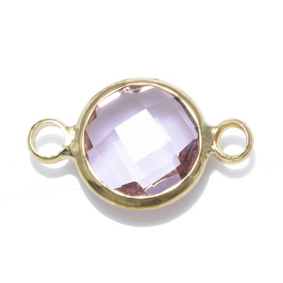 10 bucăți 15 culori Conectori de cristal Charms Accesorii pandantiv pentru realizarea de bijuterii DIY Colier Cercei Constatări