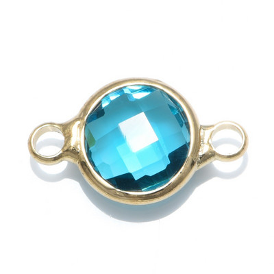 10 bucăți 15 culori Conectori de cristal Charms Accesorii pandantiv pentru realizarea de bijuterii DIY Colier Cercei Constatări