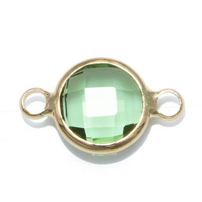10 bucăți 15 culori Conectori de cristal Charms Accesorii pandantiv pentru realizarea de bijuterii DIY Colier Cercei Constatări