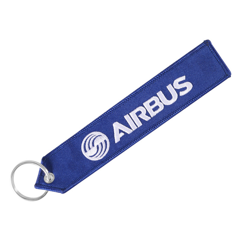Breloc BOEING și AIRBUS llavero Cadouri de aviație Broderie automată Breloc Cadouri de aviație Breloc Tag Fobs Brelocuri personalizate