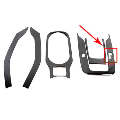 Za Toyotu Corollu 2019 2022 Ploča mjenjača Držač čaše za vodu Poklopac Obloga od nehrđajućeg čelika Naljepnica od ugljičnih vlakana Srebrno crna