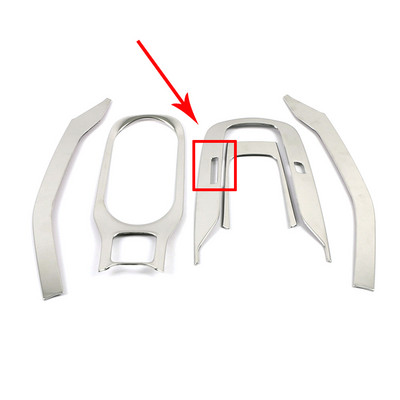 Za Toyotu Corollu 2019 2022 Ploča mjenjača Držač čaše za vodu Poklopac Obloga od nehrđajućeg čelika Naljepnica od ugljičnih vlakana Srebrno crna