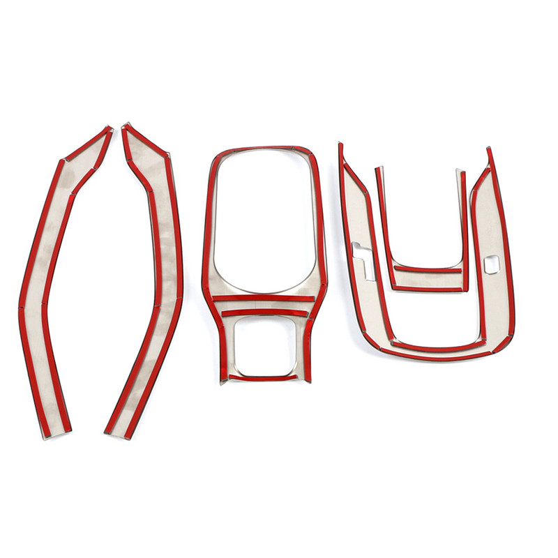 Za Toyotu Corollu 2019 2022 Ploča mjenjača Držač čaše za vodu Poklopac Obloga od nehrđajućeg čelika Naljepnica od ugljičnih vlakana Srebrno crna