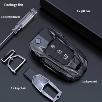 Alloy Car Key Cover Case Držač за Kia K3 RIO Ceed Cerato Optima K5 Sportage Sorento K2 Soul Sedona Grand Carnival Аксесоари