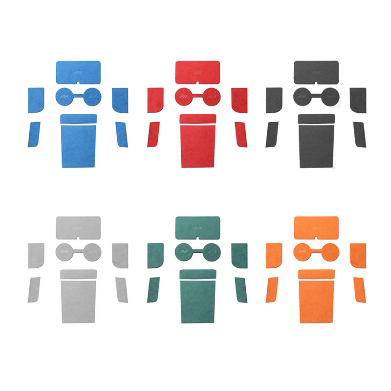 Вътрешна облицовка от алкантара за BMW G20 G21 G22 Car Water Cup Mat Неплъзгаща се подложка за чаша Безжично зарядно Декоративни автомобилни аксесоари