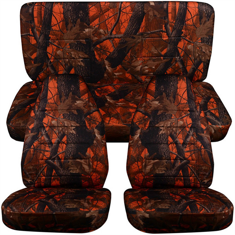 Vadász terepszínű autósülés huzat Jeep Honda Nissan Kia Volvo Auto Vízálló Protector Könnyen szétszedhető Tisztítás Utazás